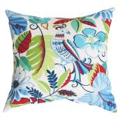 Patio Decorative Cushion - Reversible - Blue/Red