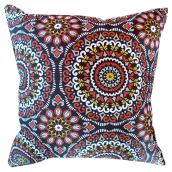 Patio Decorative Cushion - Reversible - Red/Coral