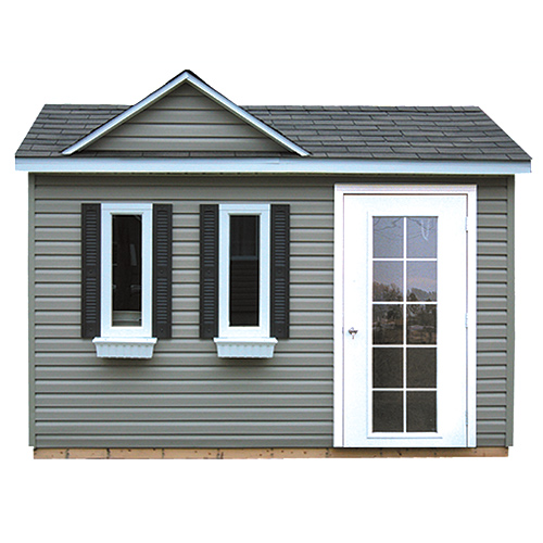 riopel shed - mauricie dormer - 10' x 10' vinyl-l-10x10