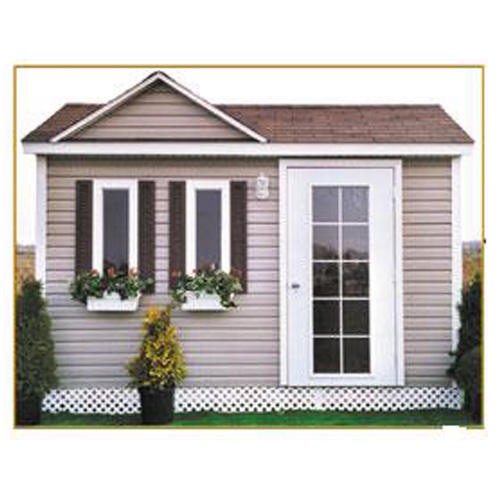 Riopel Maurice Storage Shed - Lockable Steel Door - 2 Windows ...