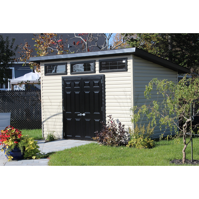 Riopel Vinyl White Zen Garden Shed