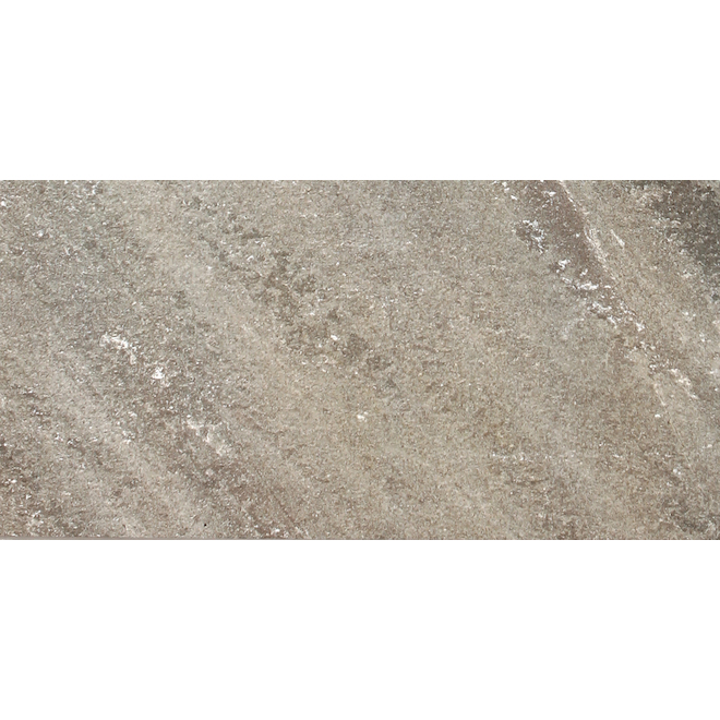 Precious Stones Porcelain Floor Tile - 12-in x 24-in - Brown