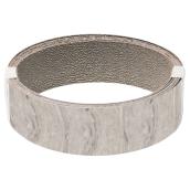 Bordure de comptoir précollée, stratifié, 12', Silver Quartz