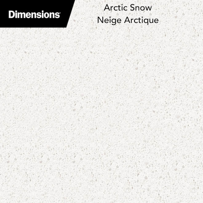 Laminate Countertop - 10' - Arctic Snow