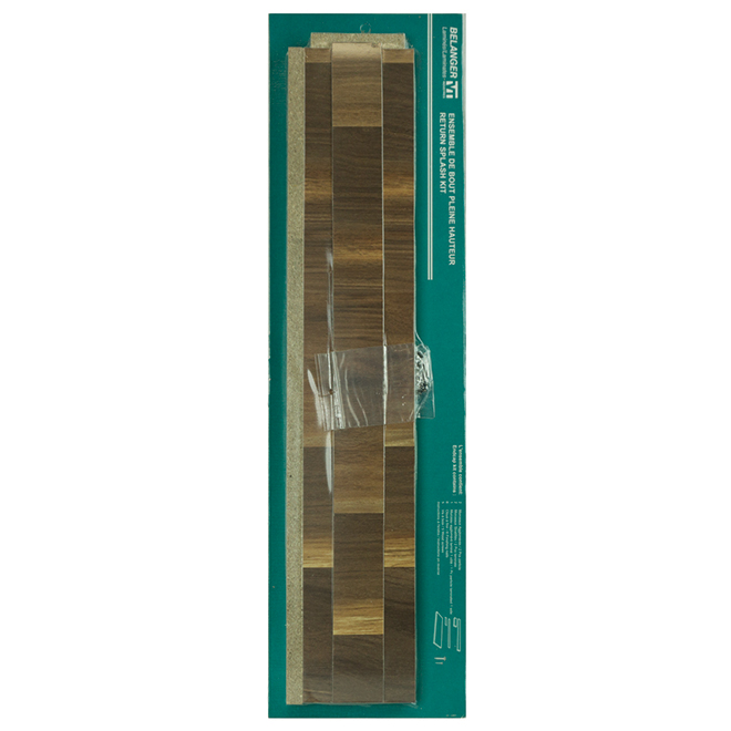 Belanger Laminés Return Splash Kit - Laminate - Walnut - 28-in