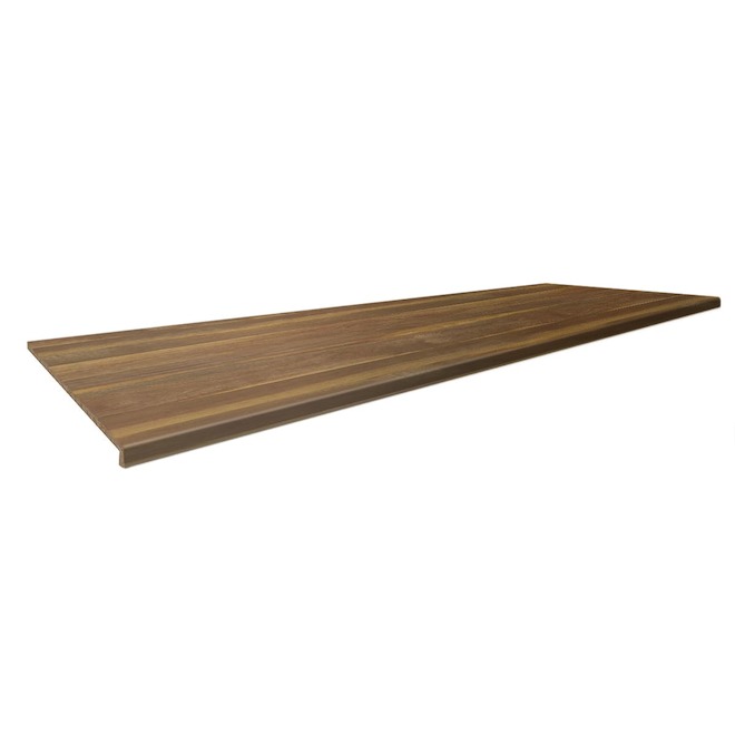 Belanger Laminates Formica Countertop - Walnut Wood Grain - Stain Resistant - 8-ft L x 25 1/2-in D x 1 1/4-in T