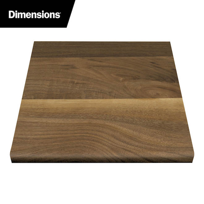 Belanger Laminates Formica Countertop Walnut Wood Grain Stain Resistant 10-ft L x 25 1/2-in D x 1 1/4-in T