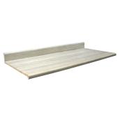 Belanger Laminates 2300 Profile Moulded Vanity Countertop - Silver Travertine - Stain Resistant - 22 1/2-in W x 60-in L