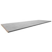 Bélanger Laminés Moulded Counter Stretta Concrete Colour 25-in x 97-in x 1-1/8-in