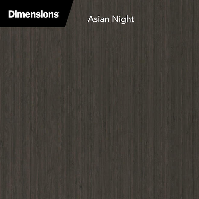 Bélanger Laminés Kitchen Countertop - Asian Night - Post-Formed Laminate - 10-ft L x 25.25-in D