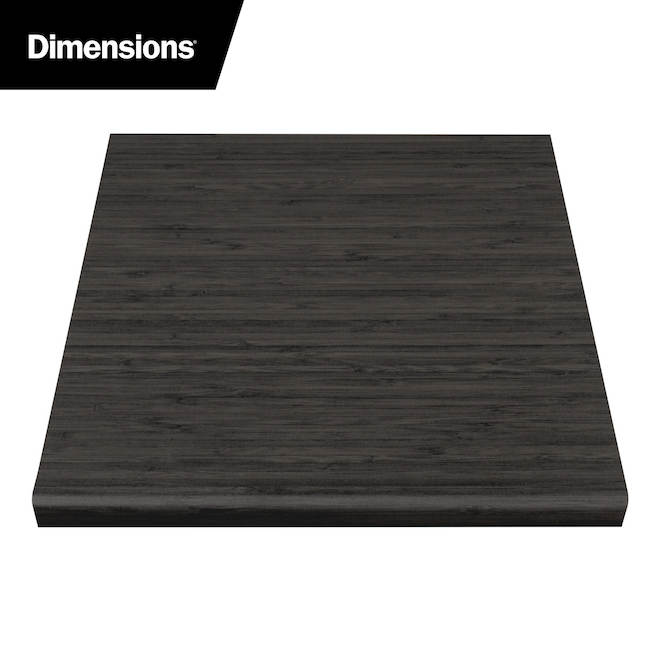 Bélanger Laminés Kitchen Countertop - Asian Night - Post-Formed Laminate - 10-ft L x 25.25-in D