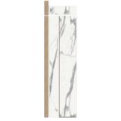 Bélanger Laminés 30-in W x 4-in H x 4-in D White Square Kitchen Countertop Side Splash