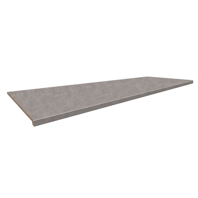 BL Dimensions 120-in Grey Straight Laminate Kitchen Countertop