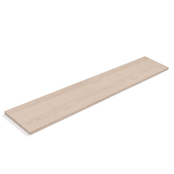 Tablette en mélamine EnVivo 1 x 10 x 48 po, cendre argentée