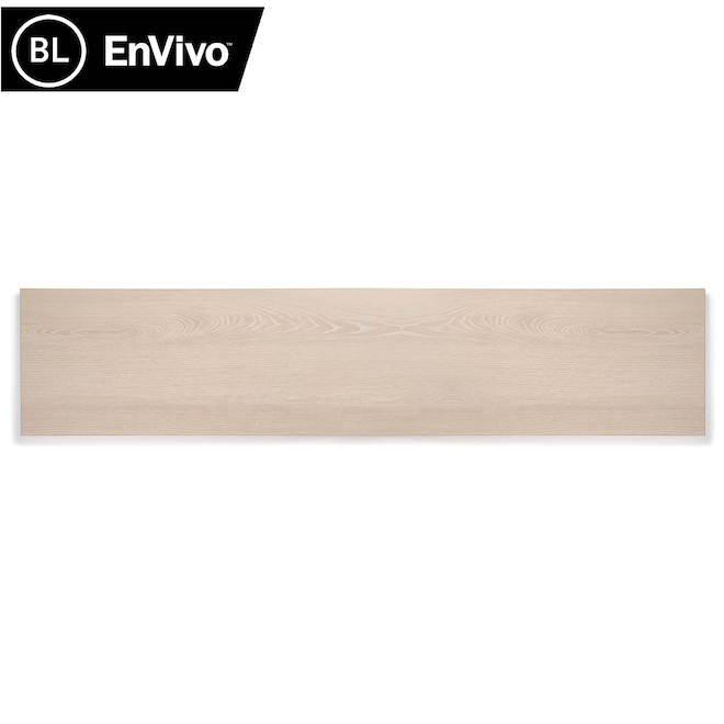 Tablette en mélamine EnVivo 1 x 10 x 48 po, cendre argentée