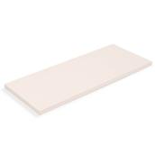 EnVivo Melamine Shelf 1 x 10 x 24-in - White Velvet