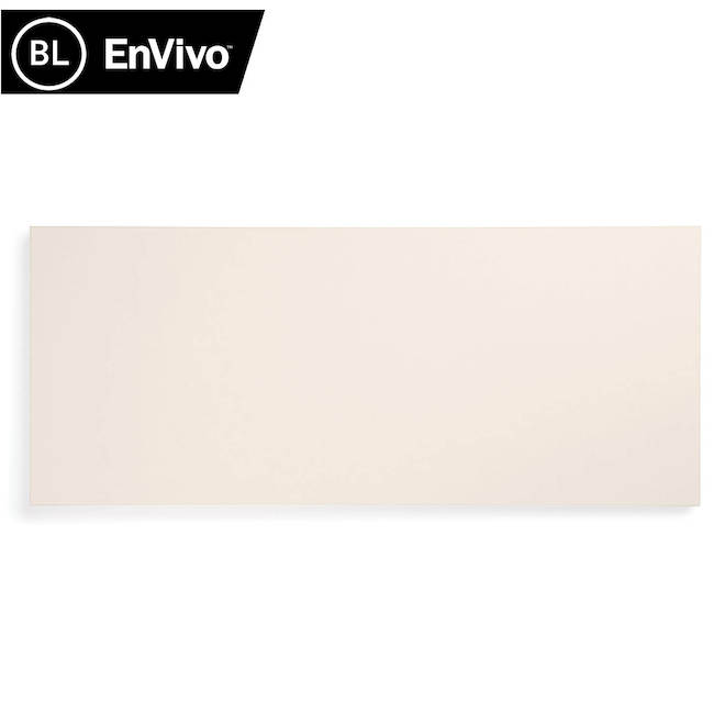 EnVivo Melamine Shelf 1 x 10 x 24-in - White Velvet