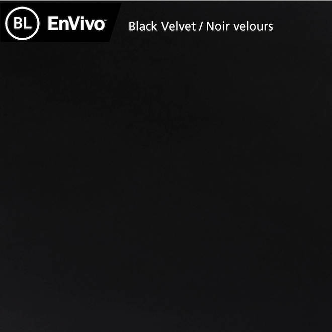 EnVivo Melamine Shelf 3/4 x 10 x 24-in - Black Velvet Velvet