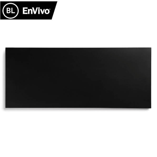 EnVivo Melamine Shelf 3/4 x 10 x 24-in - Black Velvet Velvet