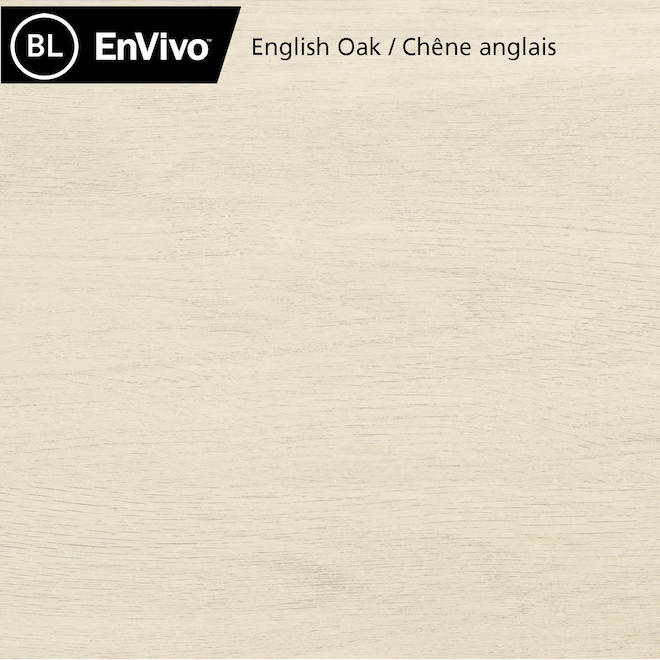 EnVivo Melamine Shelf 1 x 10 x 48-in - English Oak