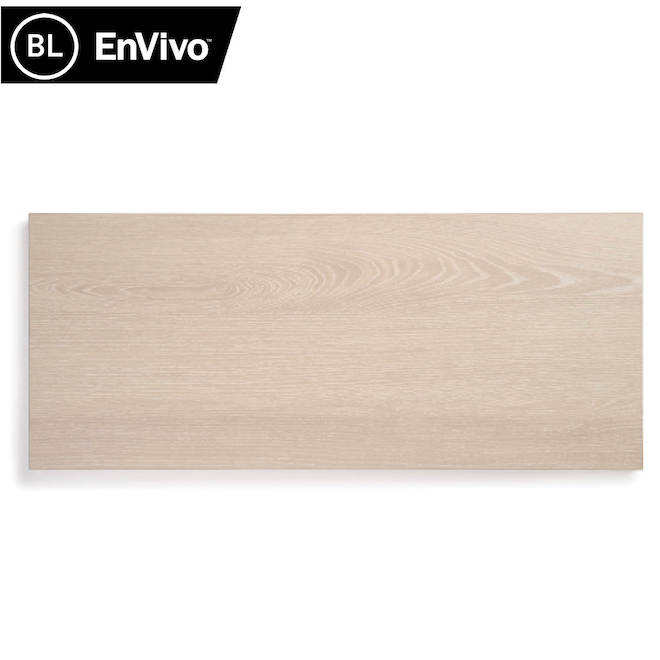 EnVivo Melamine Shelf 1 x 10 x 24-in - Silver Ash