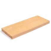 BL Centrepoint Floating Shelf in Hevea Wood 1.5 x 9.5 x 24-in