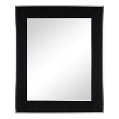 Miroir de style toile Columbia, 27,5 po x 33,5 po, noir