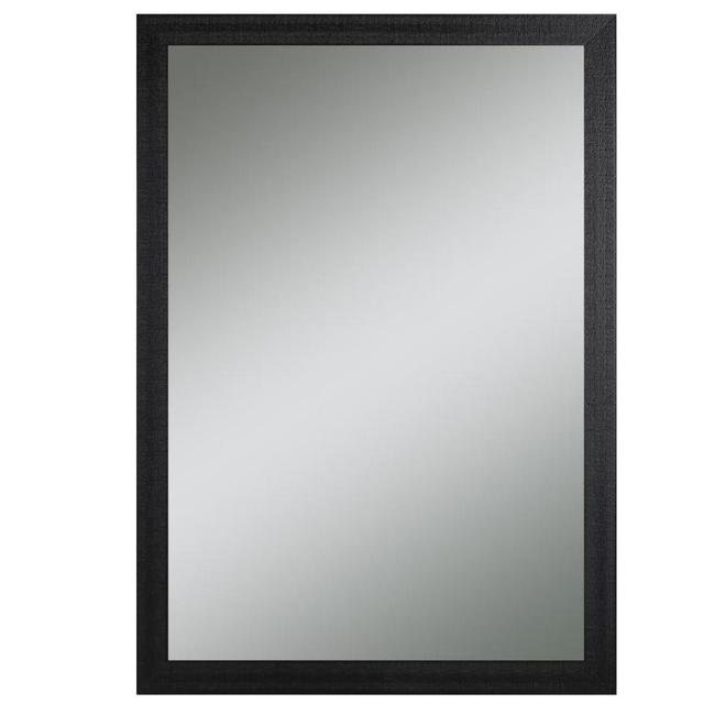 18X26-in Library Mirror Black