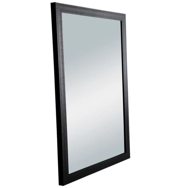 18X26-in Library Mirror Black