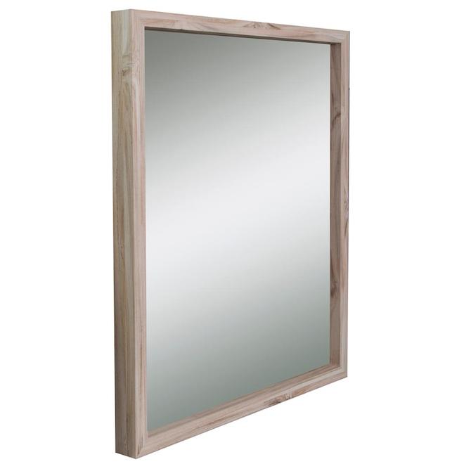 Signatory Perfection Mirror - 17-in x 25-in White Blush