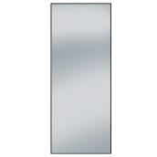 Miroir Columbia Frame, cadre en aluminium 27 po x 70 po noir