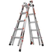 Little Giant Type 1A Multi-Position Aluminum Ladder - 22-ft Maximum Reach - 300 lb Capacity