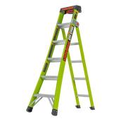 Little Giant 375-lb Capacity - 3-in-1- Type 1AA Green Fibreglass Ladder