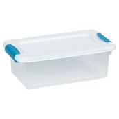 Storage Bin - 5.7L - Clear/White