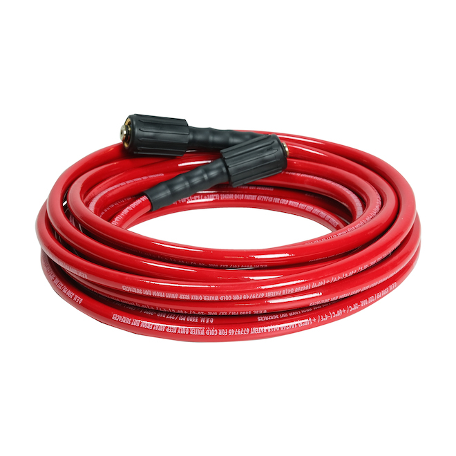 Simpson Pressure Washer Hose - 1/4-in - 30-ft - 3200 PSI - Red