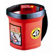 Seau à peinture Dynamic Handy, porte-pinceau aimanté, plastique, rouge