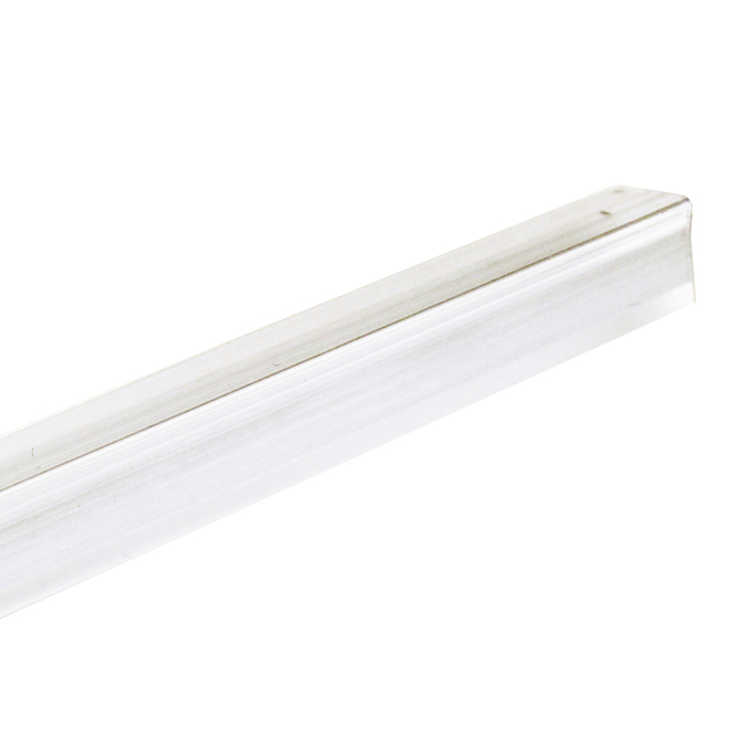 Dynamic 0.5-in White/Clear Plastic Corner Guard