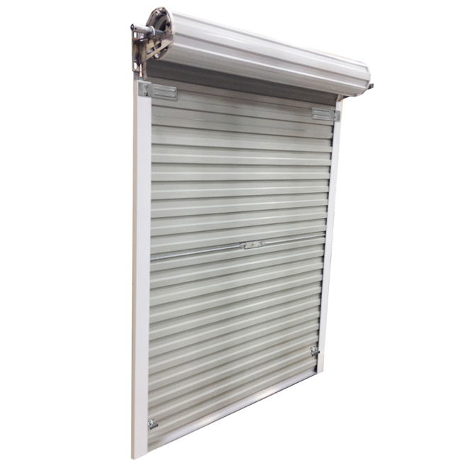 Shed Roll-Up Door - Steel - 5' x 6' - White PGCR-5X6 RONA