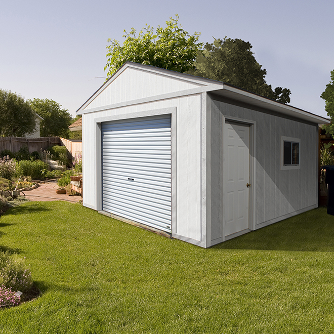 Leadvision Rollup White Weather, Small Garage Door Sizes For Shed