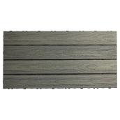 Tuiles en composite « UltraShield » gris mirage, boite de 10