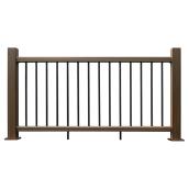 Section de rampe hybride, 36'' x 72'', composite, noyer