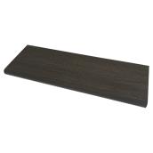 Nez de marche en composite pour terrasse Élégance +, 12', gris