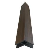 Moulure «Elegance Premium», coin extérieur, 10', noyer