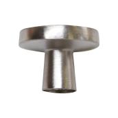 Cubik 1.25-in Brushed Nickel Round Button Contemporary Cabinet Knob (1-Pack)
