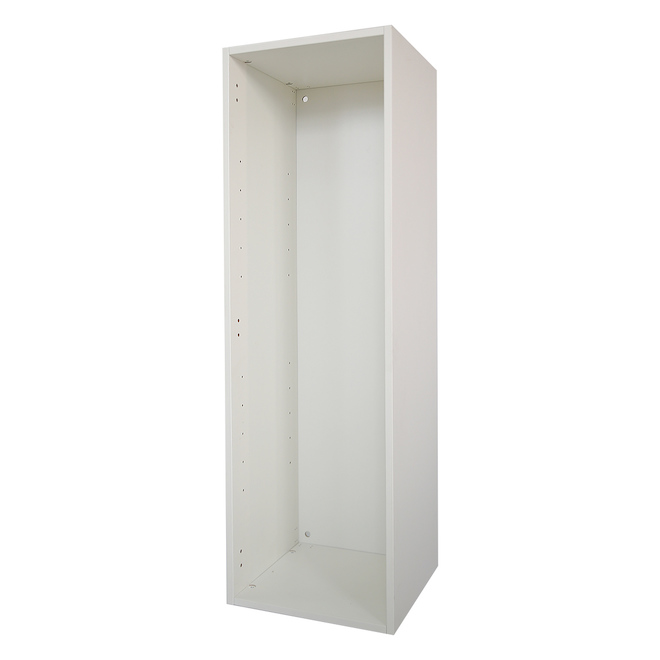 Cubik 15 x 48 x 14.75-in White Melamine Cabinet with Back Panel