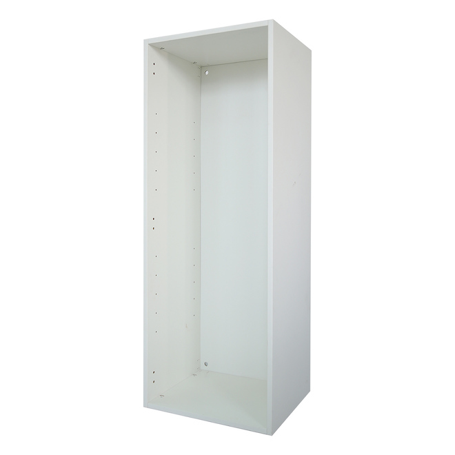Cubik 18 x 48 x 14.75in White Melamine with Back Panel LV7011