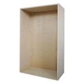 Cubik 30 x 48 x 14.75-in Wood Veneer Cabinet with Back Panel