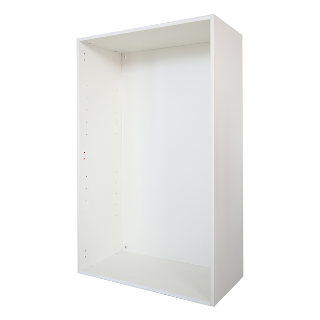 Cubik 30 x 48 x 14.75-in White Melamine Cabinet with Back Panel