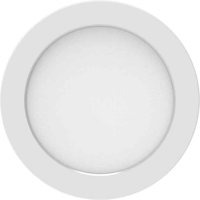 RONA Surface LED Light Thin Round 6-in 12W with Colour Temperature Options - Soft White