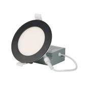 VALU+ Recessed LED Light Thin Round 4-in 9W Dimmable - Black